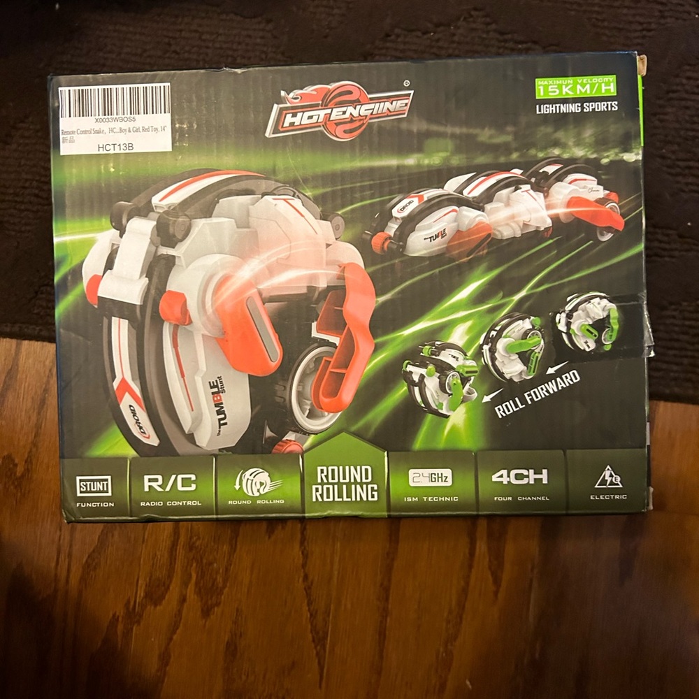 BAZADER RC Cars🏎️with LED Lights💡Remote Control🎮Car🏎️Snake🐍360°Roll Toys